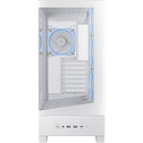 ASUS  boîtier midi tower Blanc | 2x USB-A | 1x USB-C | RGB | Verre Trempé