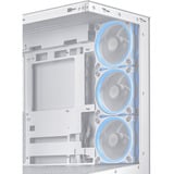 ASUS  boîtier midi tower Blanc | 2x USB-A | 1x USB-C | RGB | Verre Trempé