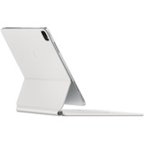 Apple MJQL3LB/A clavier pour tablette Blanc AZERTY Anglais américain Blanc, Layout États-Unis, Mécanique des ciseaux, AZERTY, Anglais américain, Trackpad, 1 mm, Apple, iPad Pro 12.9-inch (5th generation) iPad Pro 12.9-inch (4th generation) iPad Pro 12.9-inch (3rd...