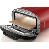 Ariete Four à pizza DA GENNARO Rouge/en acier inoxydable, 1 pizza(s), Rouge, 430 °C, 320 x 320 mm, 1 h, pierre
