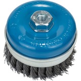 Bosch 2 608 622 010 Roue de fil et brosse en fil d'acier Brosse coupe 10 cm Brosse coupe, 1,4 cm, 10 cm, 0,5 mm, Métal, 8500 tr/min