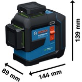 Bosch GLL 80-33 G Professional 0601065501, Laser de ligne Bleu/Noir