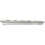 CHERRY DW 9100 SLIM clavier Souris incluse Universel RF sans fil + Bluetooth AZERTY Français Argent set de bureau Blanc, Layout FR (AZERTY), Technologie SX, 100%, Sans fil, RF sans fil + Bluetooth, AZERTY, Argent, Souris incluse