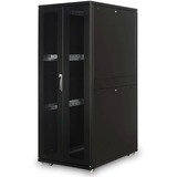 Digitus Armoire réseau de série Unique - 800 x 1 200 mm (lxp), Armoire informatique Noir, Rack autonome, 42U, 1000 kg, Noir