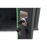 Digitus Boîtier mural Série Unique - 600 x 600 mm, Armoire informatique Noir