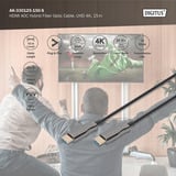 Digitus Câble à fibre optique hybride HDMI AOC, UHD 4K Noir