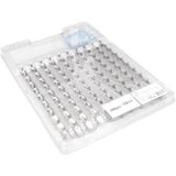 Digitus Connecteurs modulaires pour câble rond, CAT 6A, blindés, 100 pièces, Prise de courant Argent