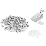 Digitus Connecteurs modulaires pour câble rond, CAT 6A, blindés, 100 pièces, Prise de courant Argent