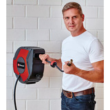EINHELL Enrouleur automatique de tuyau pneumatique TC-PH 150, Dévidoir Noir/Rouge