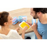 Emsa Récipient fraîcheur Clip & Close 5,5 L , Boîte Transparent/Bleu, rectangulaire, format Maxi