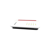 FRITZ! FRITZ!Box 7530 AX, Routeur Box 7530 AX, Wi-Fi 6 (802.11ax), Bi-bande (2,4 GHz / 5 GHz), Ethernet/LAN, ADSL, Gris, Rouge, Blanc, Routeur