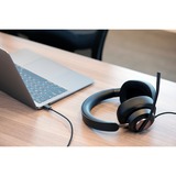 Kensington H2000 Micro-casque USB-C circum aural  over-ear Noir, Avec fil, Bureau/Centre d'appels, 20 - 20000 Hz, 190 g, Casque, Noir