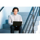 Kensington H2000 Micro-casque USB-C circum aural  over-ear Noir, Avec fil, Bureau/Centre d'appels, 20 - 20000 Hz, 190 g, Casque, Noir