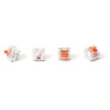 Keychron Set d'interrupteurs Silent K Pro Red, Switch pour clavier Rouge/transparent