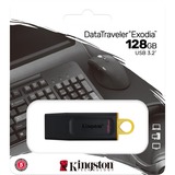 Kingston DataTraveler Exodia 128 Go, Clé USB Noir/Jaune, DTX/128GB