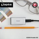 Kingston XS2000 Portable, 1 To SSD externe Argent/Noir, SXS2000/1000G, USB-C 3.2 (20 Gbit/s)