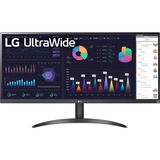 LG 34WQ500-B écran plat de PC 86,4 cm (34") 2560 x 1080 pixels Full HD Ultra large LED Noir Moniteur UltraWide  Noir, 86,4 cm (34"), 2560 x 1080 pixels, Full HD Ultra large, LED, 5 ms, Noir