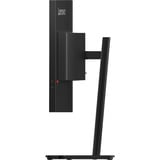 Lenovo ThinkVision T34WD-40 Moniteur 34" UltraWide incurvé Noir, 1x DisplayPort, 1x HDMI, 2x USB-C, 3x USB-A, 1x RJ-45, 120 Hz, 86,4 cm (34"), 3440 x 1440 pixels, Wide Quad HD, LED, 6 ms, Noir