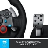 Logitech G29 Driving Force, Volant Noir, Pc, PlayStation 3, PlayStation 4, PlayStation 5