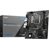 MSI PRO H610M-G DDR4 carte mère Intel H610 LGA 1700 micro ATX carte mère socket 1700 Intel, LGA 1700, Intel® Core™ i9, LGA 1700, DDR4-SDRAM, 64 Go