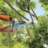 Makita Tronçonneuse à batterie avec poignée supérieure DUC258Z01, 18 Volts, Scie à chaîne Bleu/Noir