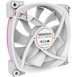 Montech AX120 PWM 120x120x25 ventilateurs de boîtier RGB  Blanc, 3 pièces, 120 x 120 x 25 mm