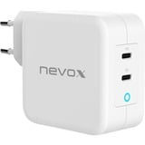 Nevox 1918 chargeur d'appareils mobiles Blanc Intérieure Blanc, Intérieure, Secteur, Blanc