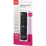 One for all Télécommande de remplacement pour téléviseur LG, Commande à distance Noir