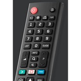 One for all Télécommande de remplacement pour téléviseur LG, Commande à distance Noir