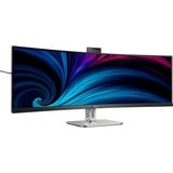 Philips 49B2U6903CH/00 écran plat de PC 124,5 cm (49") 5120 x 1440 pixels Dual QHD LCD Gris 48.8" Moniteur UltraWide incurvé  Gris foncé/Argent, 124,5 cm (49"), 5120 x 1440 pixels, Dual QHD, LCD, 4 ms, Gris