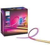 Philips Hue Play gradient lightstrip pour PC - 24/27", Bande LED Noir/Blanc, 2000-6500K, RGB et blanc