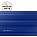 SAMSUNG Portable T7 Shield, 2 To, SSD Bleu, MU-PE2T0R/EU, USB-C 3.2 Gen 2 (10 Gbit/s)