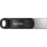 SanDisk iXpand lecteur USB flash 64 Go USB Type-A / Lightning 3.2 Gen 2 (3.1 Gen 2) Noir, Argent, Clé USB Noir/Argent, 64 Go, USB Type-A / Lightning, 3.2 Gen 2 (3.1 Gen 2), Pivotant, Noir, Argent