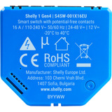 Shelly 1 Gen4, Relais Bleu