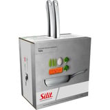 Silit Set de poêles Talis avec spatule, 20 & 24 cm, Set de louche Acier inoxydable/Noir