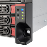 SilverStone SST-RM43-324-RS boîtier rack Noir/Rouge | 2x USB-A