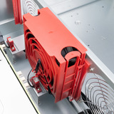 SilverStone  boîtier rack Noir/Rouge | 2x USB-A