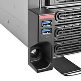 SilverStone  boîtier rack Noir/Rouge | 2x USB-A