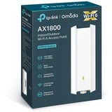 TP-Link EAP610-Outdoor AX1800 WiFi 6 intérieur/extérieur, Point d'accès Blanc, 2,4 GHz, 5 GHz, 1800 Mbit/s, WEP, WPA, WPA2, WPA3, 10,100,1000 Mbit/s