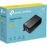 TP-Link TL-POE160S adaptateur et injecteur PoE Gigabit Ethernet Noir, Gigabit Ethernet, 10,100,1000 Mbit/s, IEEE 802.3ab, IEEE 802.3af, IEEE 802.3at, IEEE 802.3i, IEEE 802.3u, Cat3, Cat4, Cat5, Cat5e, Noir, 100 m