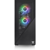 Thermaltake Divider 370 TG ARGB, Boîtier PC Noir