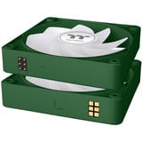 Thermaltake Ventilateur de refroidissement PC CT120 EX Reverse ARGB Sync Racing Green ventilateurs de boîtier Vert, 3 pièces, 120 x 120 x 25 mm, PWM