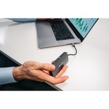Verbatim CMH-05 USB Type-C 5000 Mbit/s Argent, Station d'accueil Gris, USB Type-C, HDMI, RJ-45, USB 3.2 Gen 1 (3.1 Gen 1) Type-C, USB Type-C, 5000 Mbit/s, 60 Hz, Argent, Acrylonitrile-Butadiène-Styrène (ABS), Aluminium