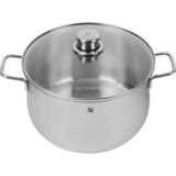 WMF 07.3003.6040 marmite 6,5 L Acier inoxydable, Ensemble de pot Acier inoxydable, 6,5 L, Acier inoxydable, Acier inoxydable, Gaz, Induction, Acier inoxydable, Acier inoxydable