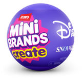 ZURU Mini Brands - Create Disney Snowglobe, Bricolage Mini Brands Mini Snow Globe Disney Capsule Series 1, 3 an(s), Disney, Multicolore