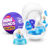 ZURU Mini Brands - Create Disney Snowglobe, Bricolage Mini Brands Mini Snow Globe Disney Capsule Series 1, 3 an(s), Disney, Multicolore
