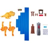 ZURU T-Rex Attack Playset, Circuit Metal Machines T-Rex Attack Playset, Ensemble véhicule et piste, 4 an(s), Métal, Plastique, Multicolore