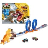 ZURU T-Rex Attack Playset, Circuit Metal Machines T-Rex Attack Playset, Ensemble véhicule et piste, 4 an(s), Métal, Plastique, Multicolore