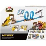 ZURU T-Rex Attack Playset, Circuit Metal Machines T-Rex Attack Playset, Ensemble véhicule et piste, 4 an(s), Métal, Plastique, Multicolore