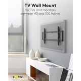 goobay Support mural TV Basic FIXED (XL) Noir